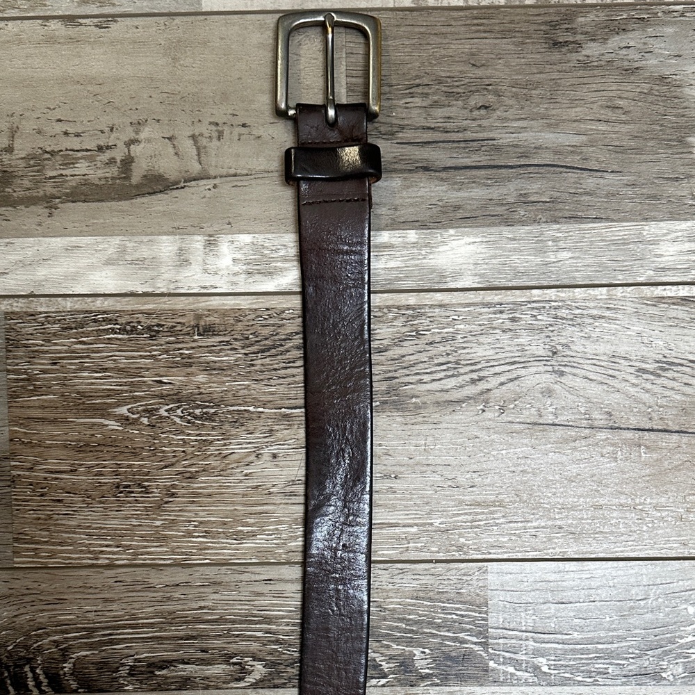 Men's Brown Leather Belt